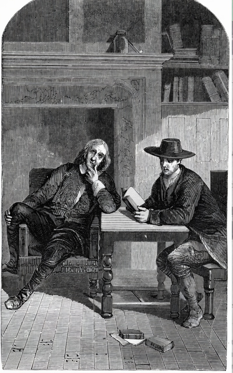 Thomas Ellwood reading to John Milton